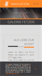 Mobile Screenshot of galeriefetzer.de